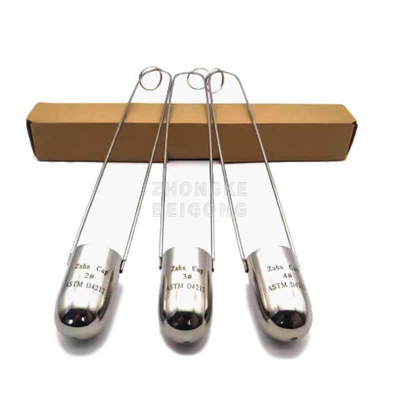 Viscosity Cup - Stainless Steel Immersion Zahn Viscometer Tester Flow Paint