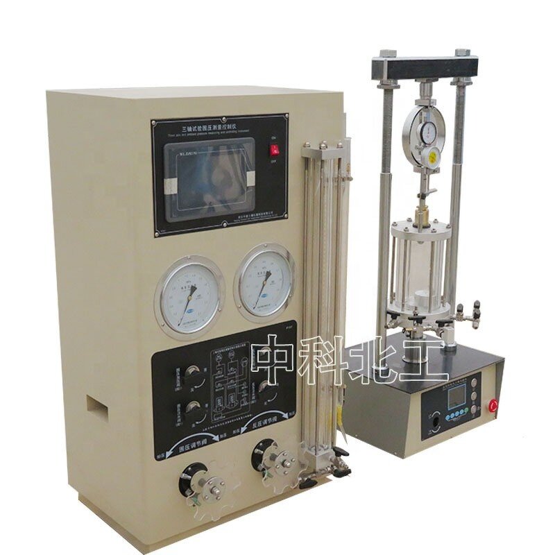 Soil Triaxial Tester - 1 Ton Strain Control Lightweight Testing Machine
