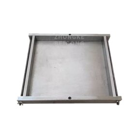 Concrete Test Cube Mold - Detachable Steel 300x300x30mm Insulation