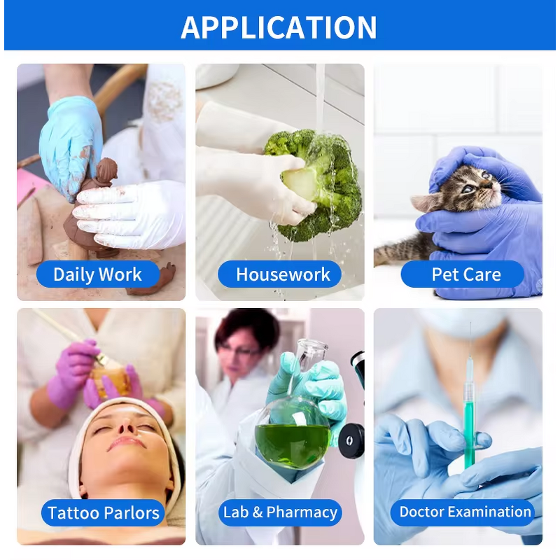 Disposable Nitrile Gloves - Examination Powder Free Blue 5mil