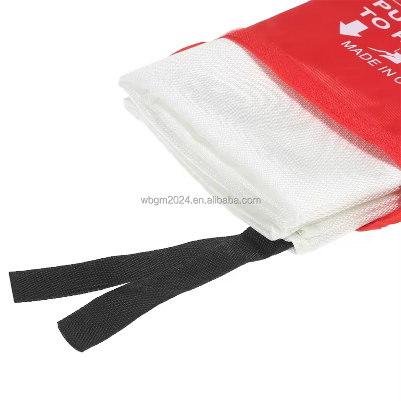 Fire Blanket - 1m X 1m Home Fiberglass Kitchen Suppression