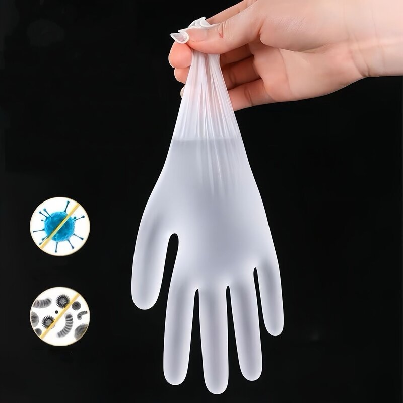 Disposable Nitrile Gloves - White 100 Pcs Box