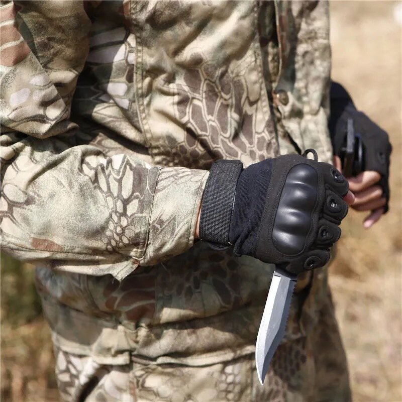 Tactical Fingerless Gloves - Customized for Hunting Cycling Climbing