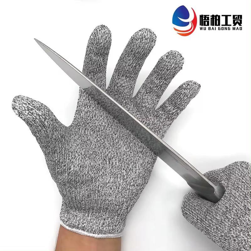 Cut Resistant Gloves Level 5 - CE Knit Wrist for Hand Protection