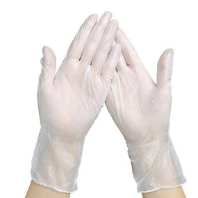 Disposable Nitrile Gloves - White 100 Pcs Box