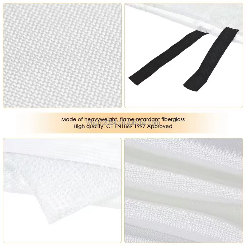 Fire Blanket - 1m X 1m Flame Retardant UK Approved for Kitchen