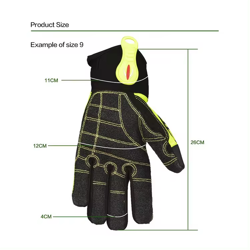 Safety Gloves Level 5 - New Design Anti Slip Oil & Gas Anti Impact