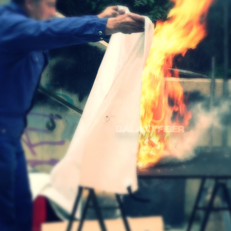 Fire Blanket - 1m X 1m Home Fiberglass Kitchen Suppression