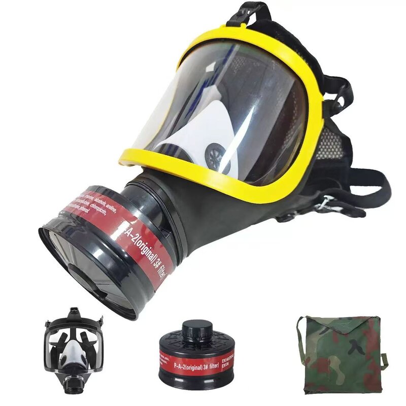 Anti Gas Mask - Single Can Mesh Head Cover Easy to Wear & Clean