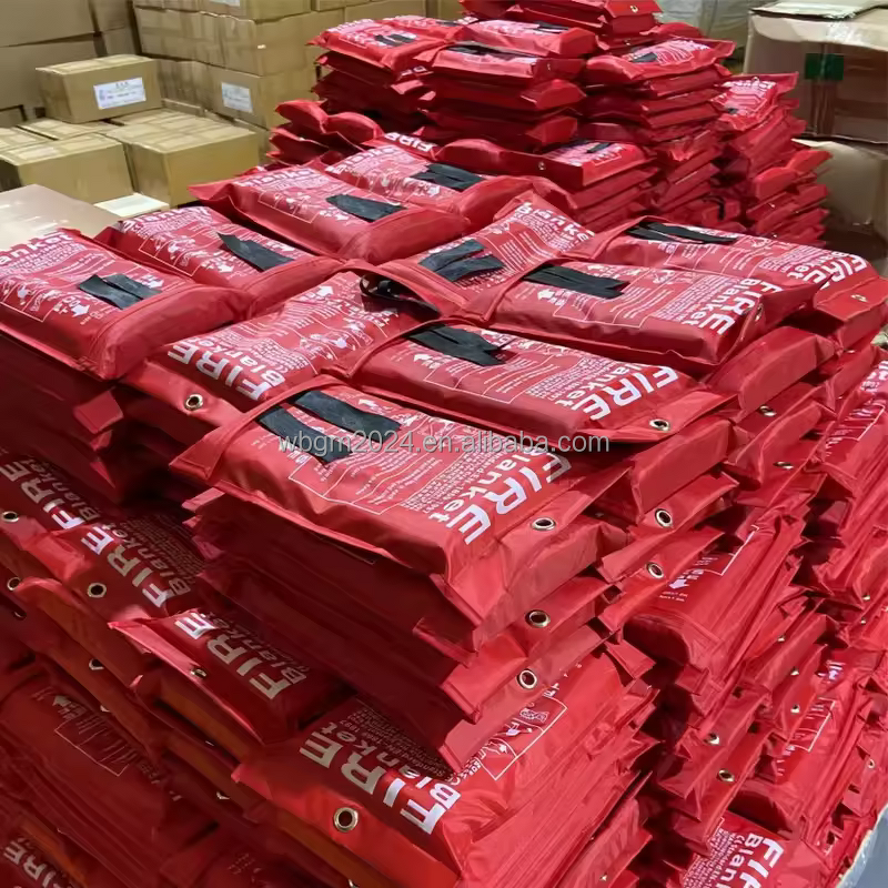 Fire Blanket - Certificated Fire Retard 1M X 1M Kitchen