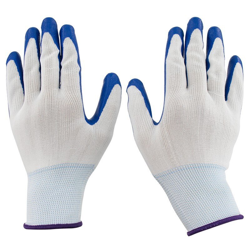 Nitrile Dipping Gloves - Anti Skid Wear Resistant Butadiene Rubber