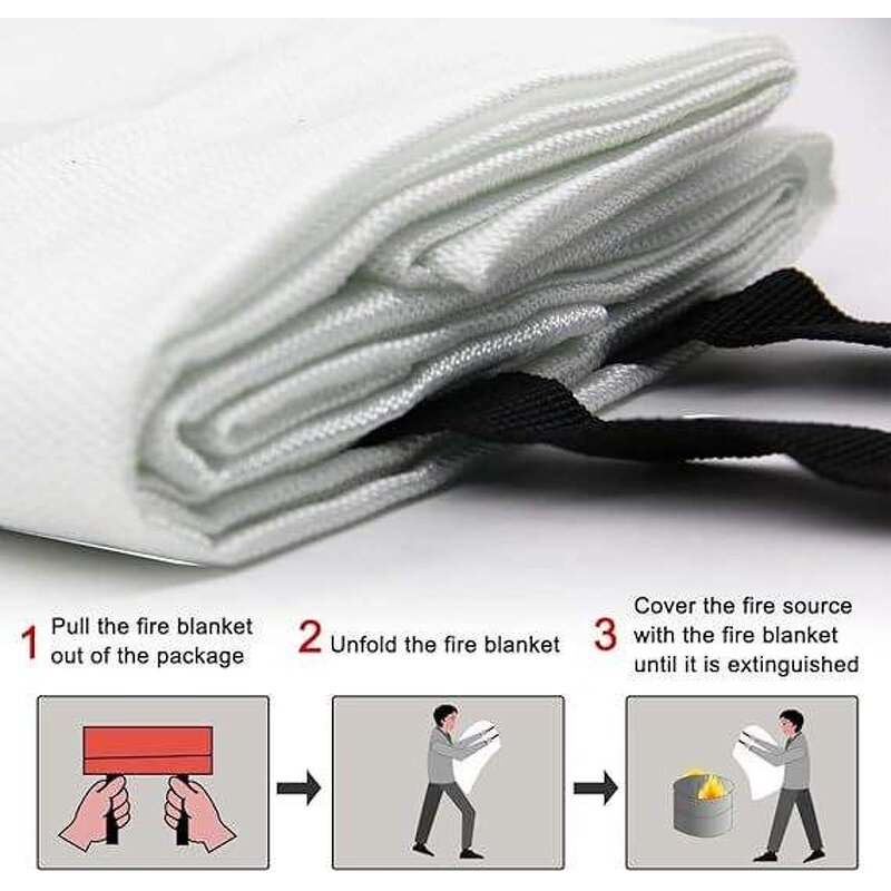 Fireproof Blanket - Factory Multiple Colors Flame Retardant