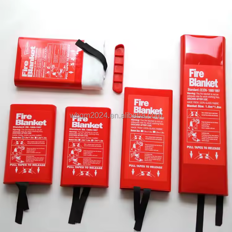 Fire Blanket - Certificated Fire Retard 1M X 1M Kitchen