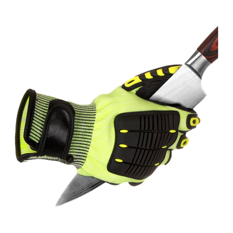 Anti Cut Gloves Level 5 - Factory Direct Barbecue Palm Reinforced