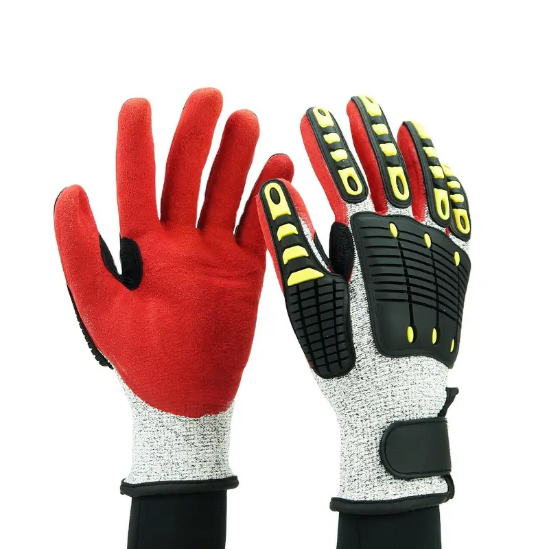 Anti Cut Gloves Level 5 - Great Grip HPPE Safety Work Gloves