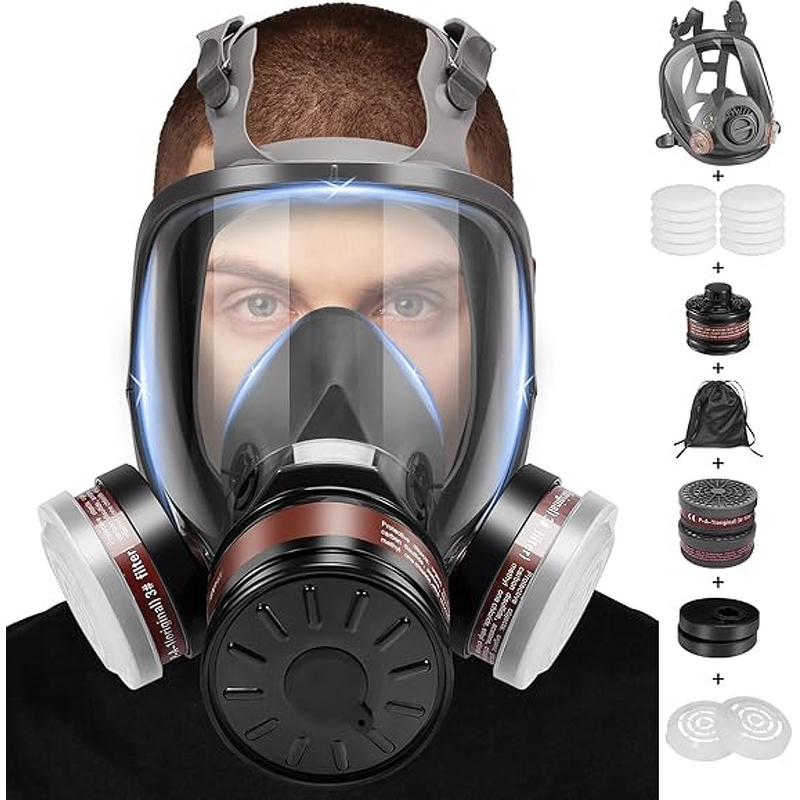 Full Face Gas Mask - Wholesale with Popular Design for Respiratory Protection