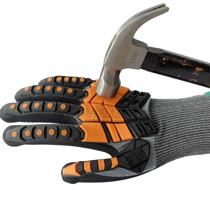 Anti Cut Gloves Level 5 - Factory Direct Barbecue Palm Reinforced