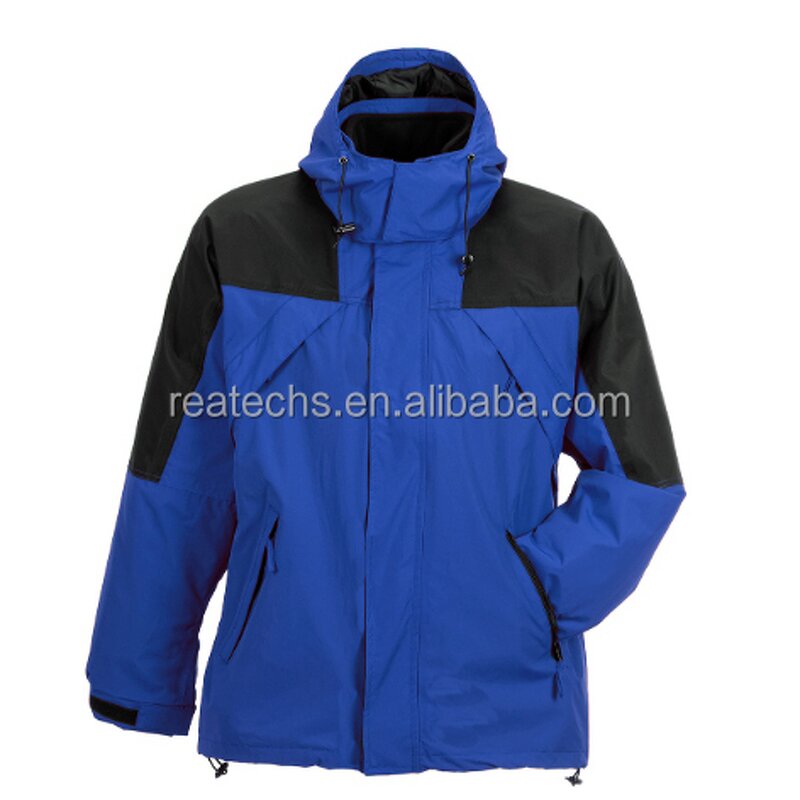 Security Guard Uniform Manufacturer - OEM Wholesale Men's Zipper Closure Bomber Jacket Windbreaker Rain Jacket