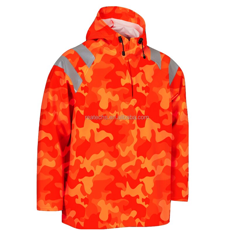 Raincoat Manufacturer - OEM Men's Polyester PU Windproof and Breathable 8000mm Waterproof Winter Outdoor