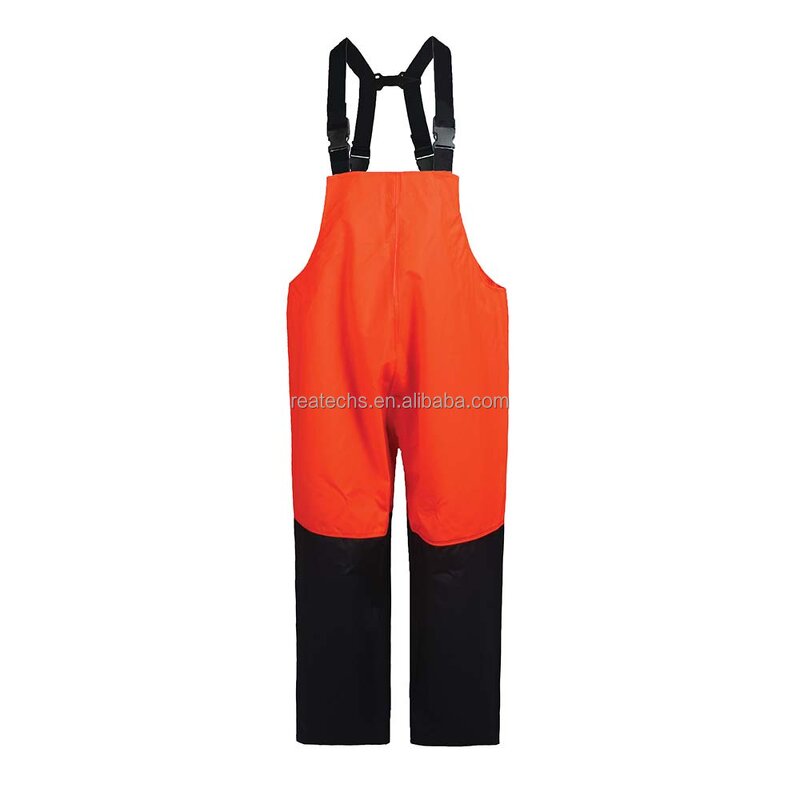 Workwear Bib Coverall Manufacturer - High Visibility Polyester Waterproof Anti-Static Reflective Sleeveless EN1149-5