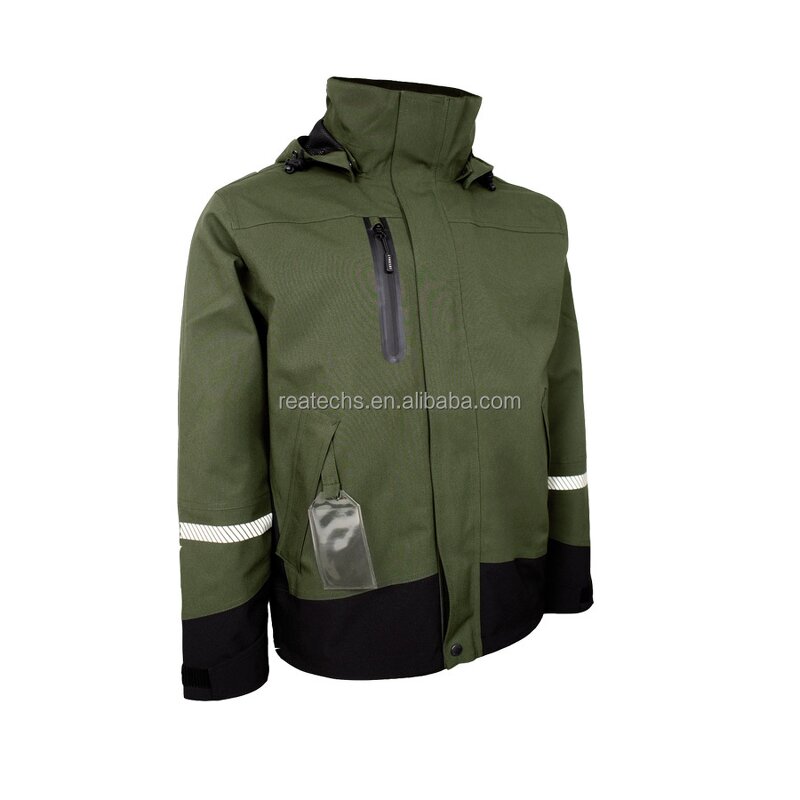 Winter Jacket Manufacturer - 100% Polyester Reflective Safety for Outdoor Breathable Waterproof Thin