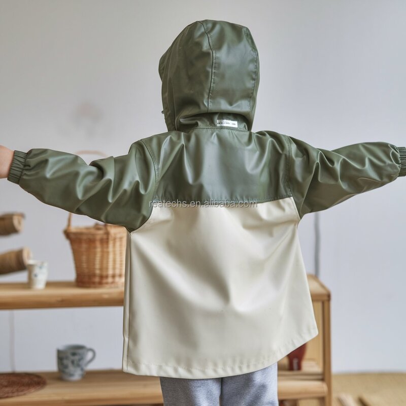 Rainsuit Manufacturer - Hot Sale High Quality PU for Kids Breathable Casual Print One Piece Outdoor