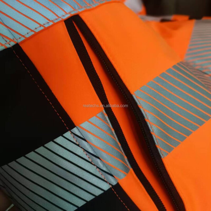 Softshell Jacket Manufacturer - EN ISO 20471 Hi-Vis Reflective Polyester TPU Membrane Water-Repellent