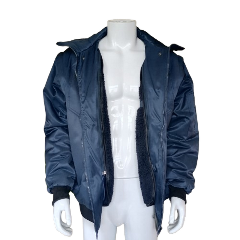 Work Jacket Manufacturer - Men's Navy 2-in-1 Winter Waterproof Pilot Style with Breathable Zipper