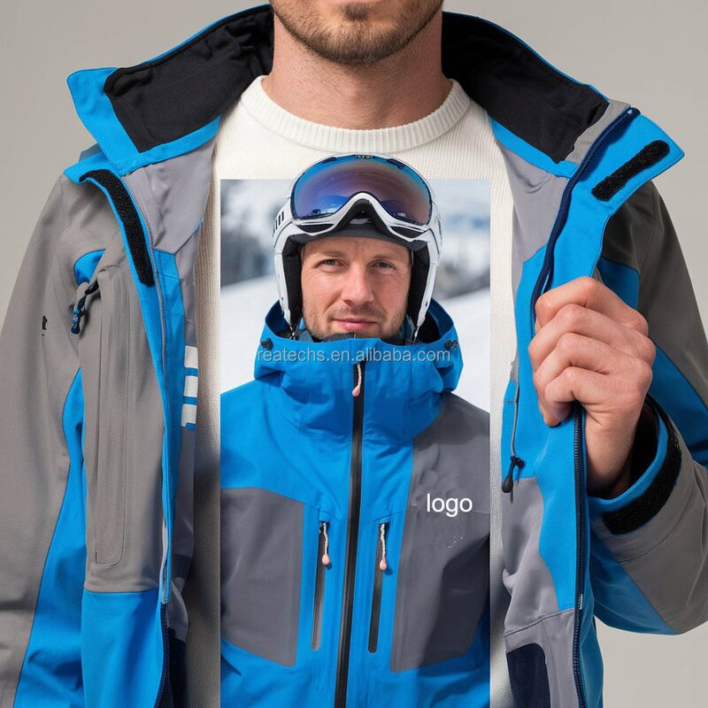 Ski Suit Manufacturer - Men's Custom Luxury Winter Waterproof Technical Snow Wear Windproof Breathable Fashion-Forward