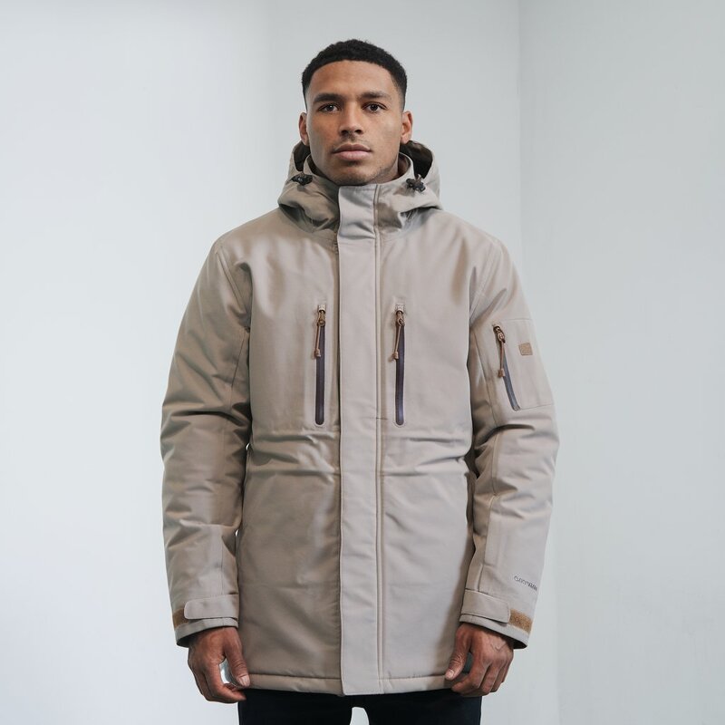 Winter Waterproof Jacket Manufacturer - OEM for Men Blue Color Casual Style with Hood Zipper Closure