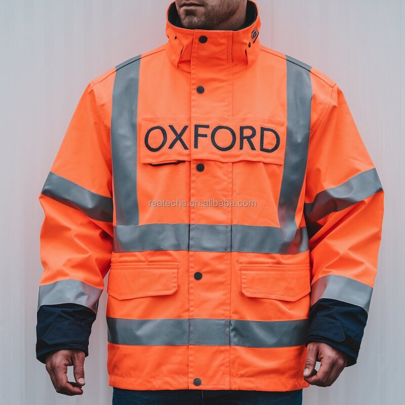 Workwear Jacket Manufacturer - OEM Hi Vis Thermal Flame Resistant Breathable Polyester Waterproof Windproof CE