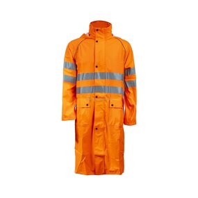 Raincoat Manufacturer - Hot Sale Adult Waterproof Hi Vis PVC Reflective Fabric Breathable and Windproof