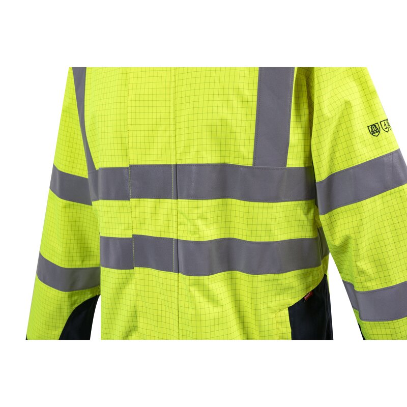 Safety Jacket Manufacturer - Flame Retardant Anti-Static Thermal High-Temperature Polyester Firefighter CE