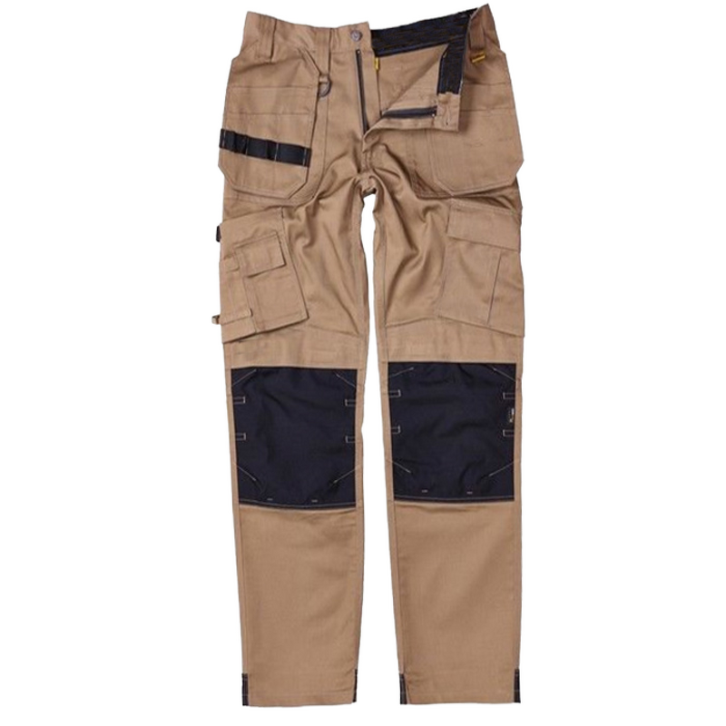 Work Trousers Manufacturer - OEM Men's Safety Cotton and Polyester Cargo Pants with Reflective