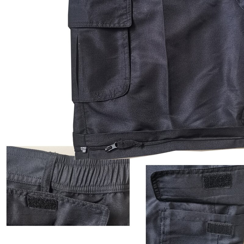 Hiking Pants Manufacturer - Men's Straight Detachable Two-Section Thin Breathable Quick Drying Plus Size