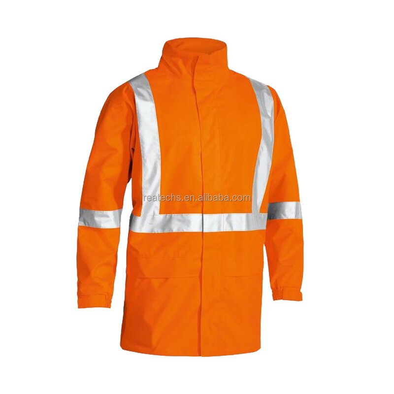 Workwear Hoodie Manufacturer - Customizable High Visibility Waterproof Safety with Reflective Tape