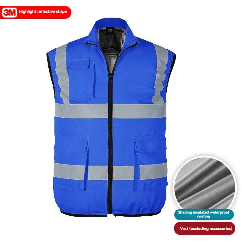 Cooling Vest Manufacturer - Custom Logo Reflective Safety Air Conditioning with Fan for Summer Work