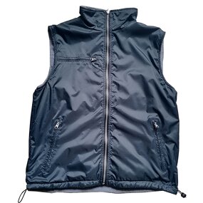 Sleeveless Vest Manufacturer - Men's Winter Crew Neck Thick Fleece Jacket with Zipper Closure Plus Size OEM