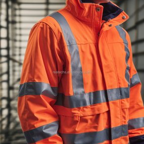 Safety Overall Manufacturer - Flame Resistant Cotton Reflective Jacket with Anti-Static Feature