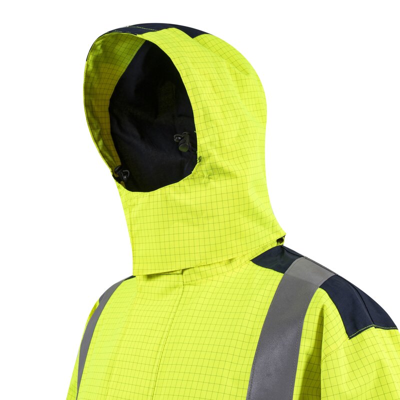 Safety Jacket Manufacturer - Flame Retardant Anti-Static Thermal High-Temperature Polyester Firefighter CE