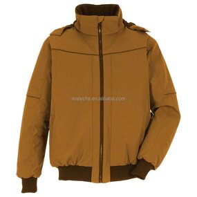 Security Guard Uniform Manufacturer - OEM Wholesale Men's Zipper Closure Bomber Jacket Windbreaker Rain Jacket