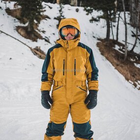 Ski Suit Manufacturer - Men's Custom Luxury Winter Waterproof Technical Snow Wear Windproof Breathable Fashion-Forward
