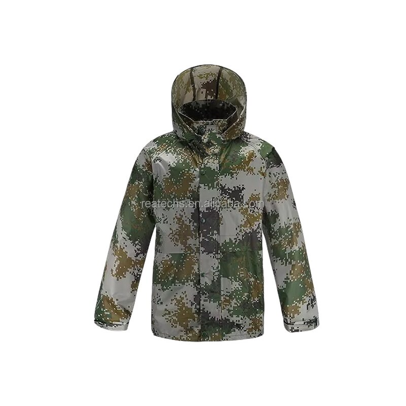 Raincoat Manufacturer - Hot Sale Adult Waterproof Hi Vis PVC Reflective Fabric Breathable and Windproof