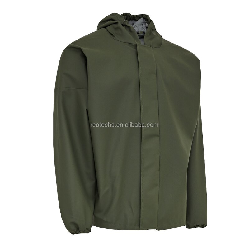 Raincoat Manufacturer - OEM Men's Polyester PU Windproof and Breathable 8000mm Waterproof Winter Outdoor