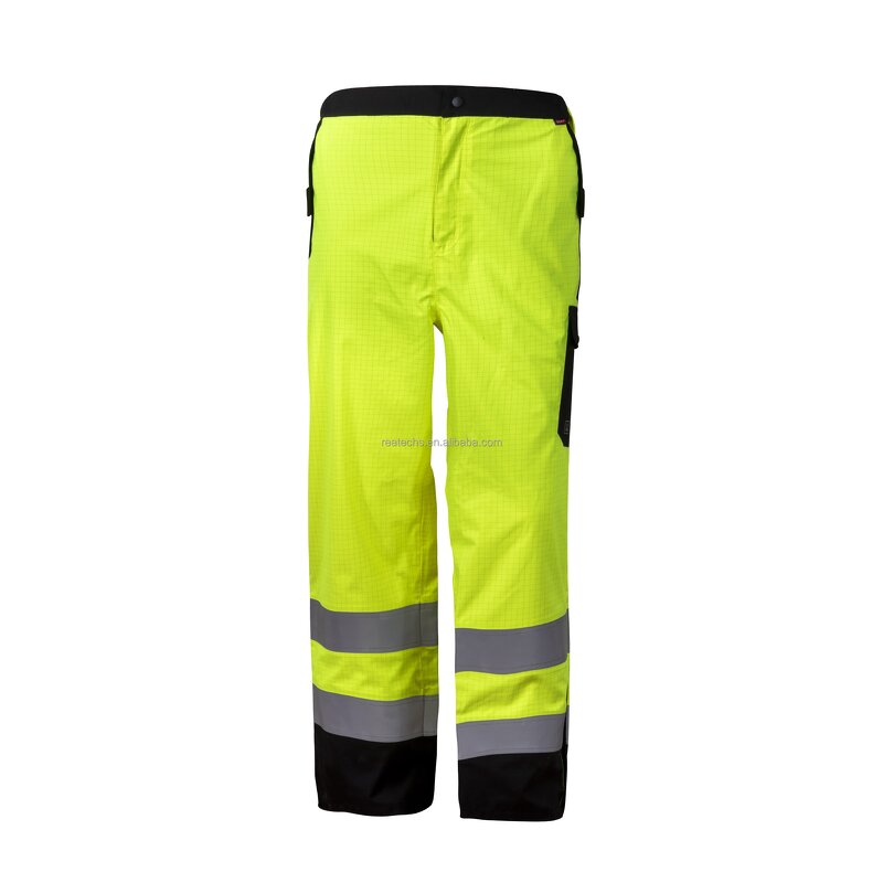 Work Trousers Manufacturer - OEM Men's Safety Cotton and Polyester Cargo Pants with Reflective