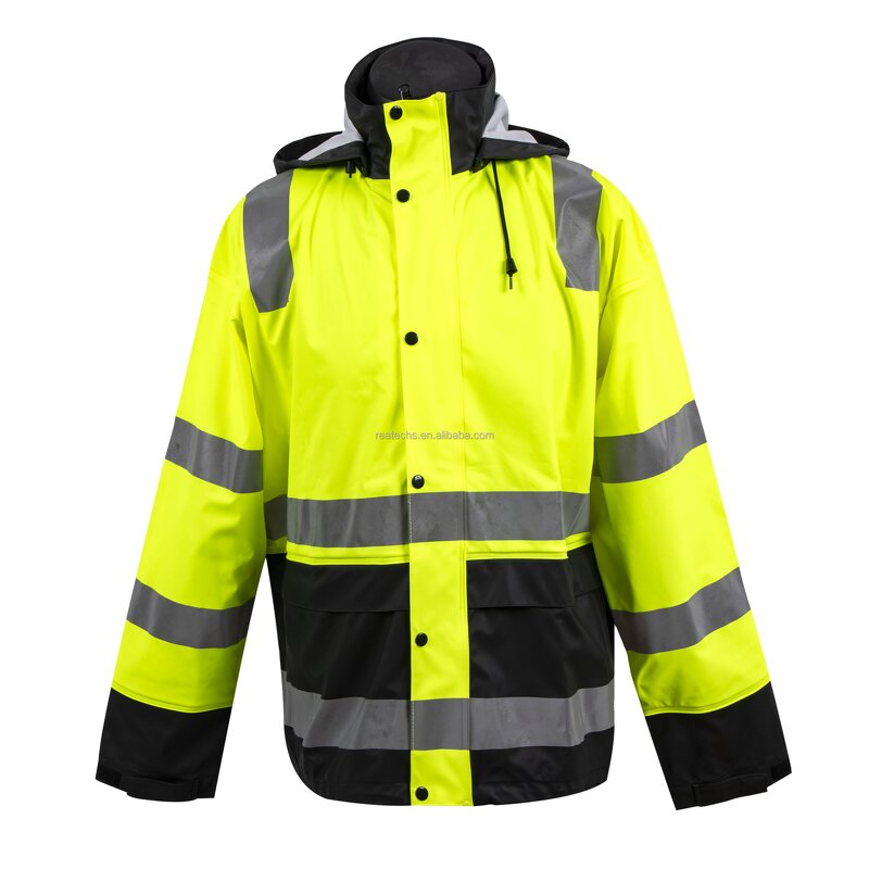 Hi Vis Jacket Manufacturer - Customized Winter Breathable Thermal Reflective Safety Waterproof Bomber Design