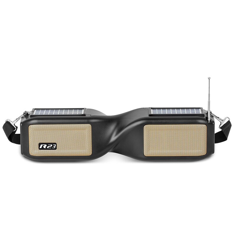 Solar Speaker Manufacturer - Double 2 Inch 10 Watt Dual with USB TF FM Plus BT Speakers