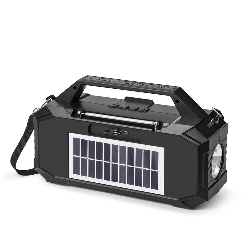 Bluetooth Speaker Manufacturer - Stereo Supper Bass Outdoor with Display Screen Torch FM Radio TF USB