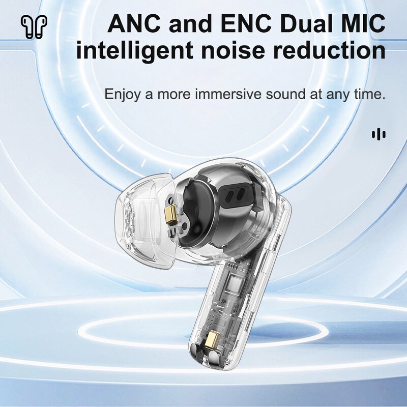 Wireless Earphone Manufacturer - High Fidelity with Subwoofer Bass Handsfree Call TWS Display ANC ENC