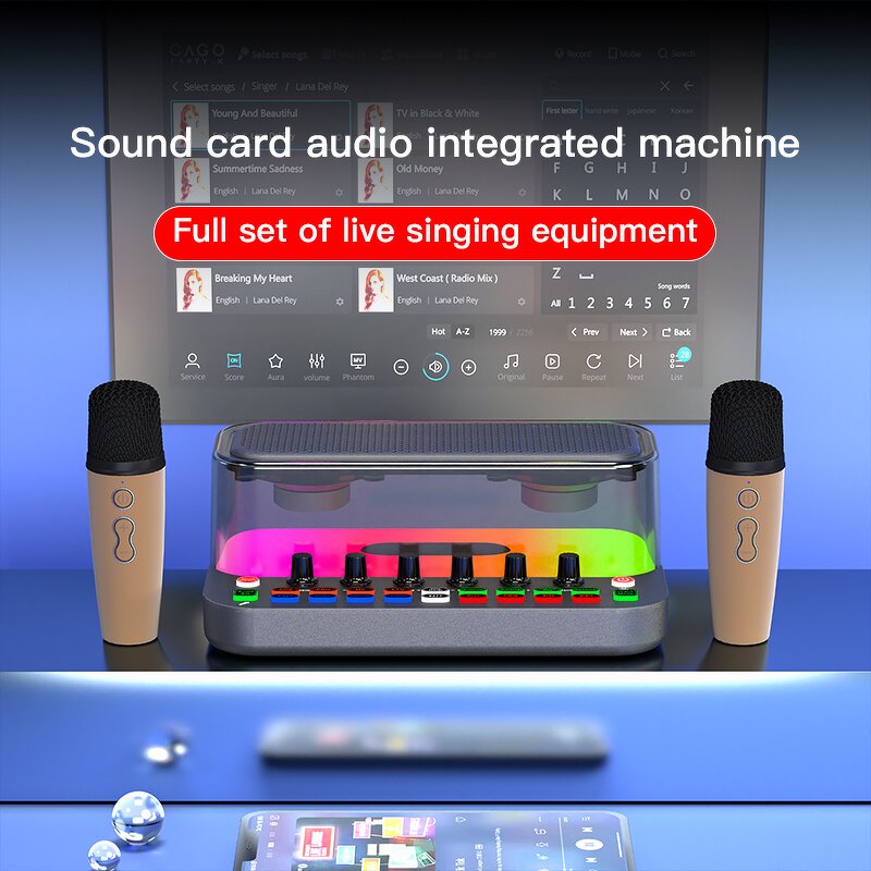 Bluetooth Speaker Manufacturer - Dual 3 Inch Horn 10 Watt with AUX TF Cards USB for Karaoke